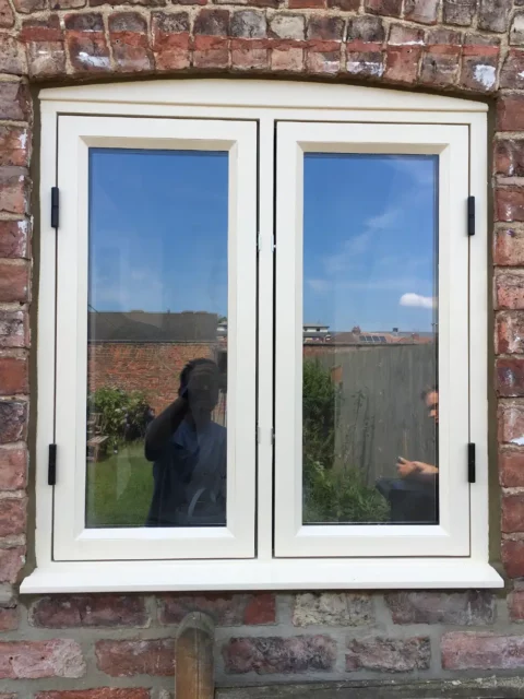 Standard Flush — Handcrafted casement — Leeds. Handcrafted timber by Bailey Hague Joinery, Yorkshire.