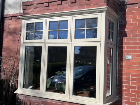 Flush Casement — Timber casement — Leeds. Handcrafted timber by Bailey Hague Joinery, Yorkshire.