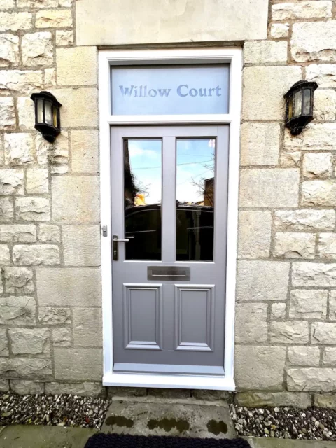 Bespoke — Wooden door — Leeds. Handcrafted timber by Bailey Hague Joinery, Yorkshire.