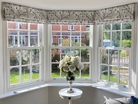 Weighted Sash — Traditional counterweight — Harrogate. Handcrafted timber by Bailey Hague Joinery, Yorkshire.