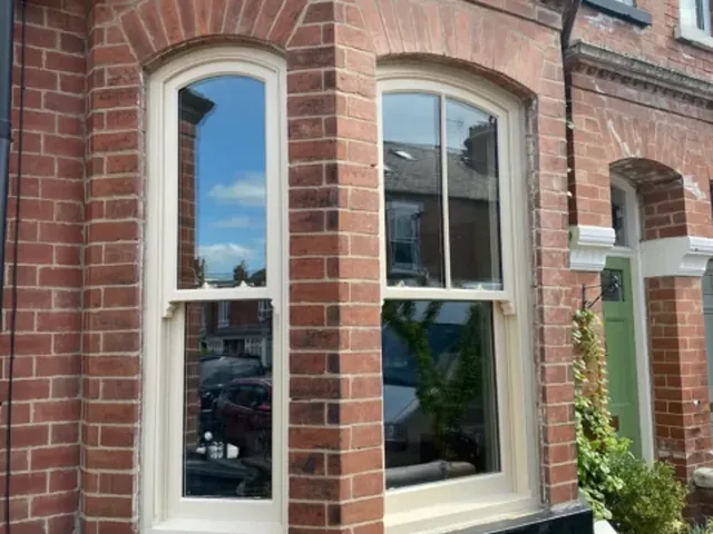 Arched-head timber sash window, Heworth